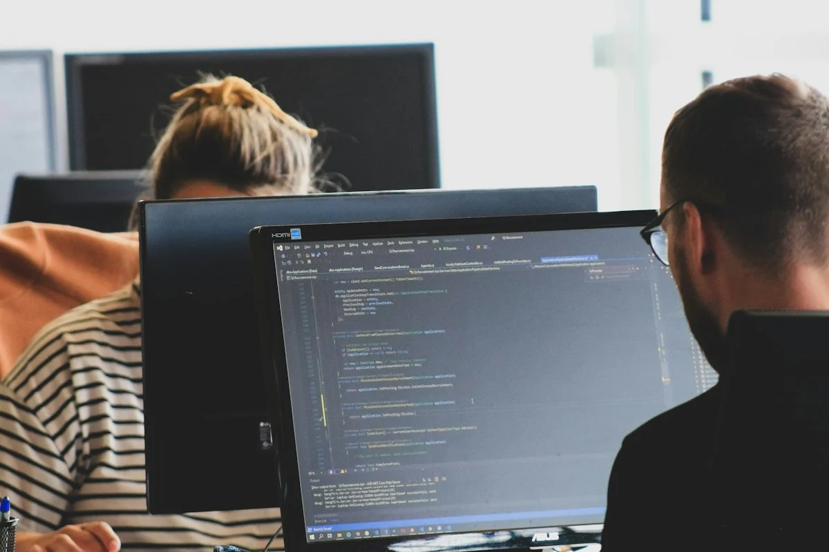 Operations team using database-style document tool with tables and automation formulas