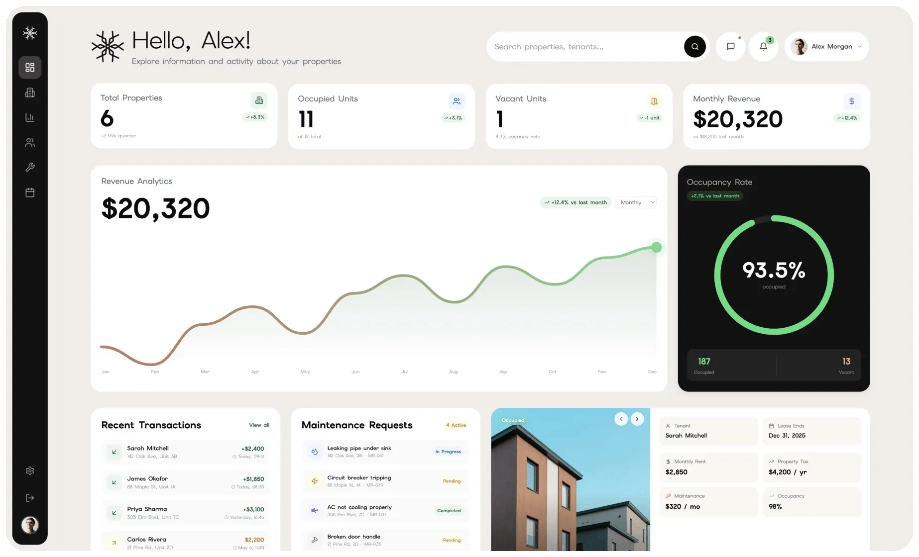 GoDaddy AI website builder dashboard showing the site management and editing interface