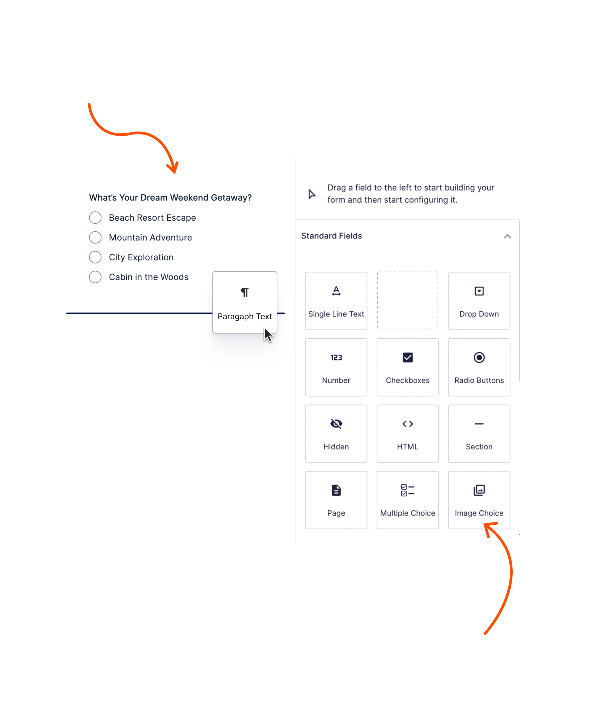 Gravity Forms WordPress drag and drop form builder