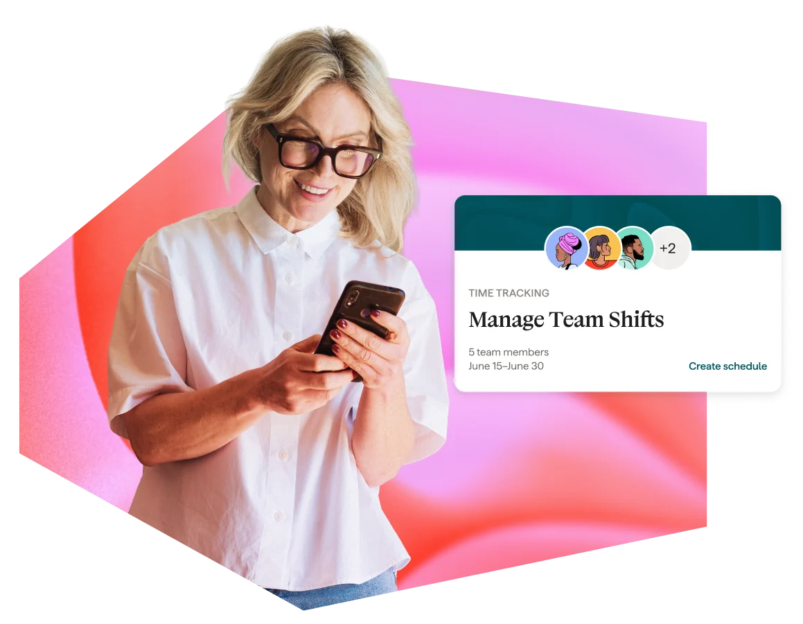 Gusto team shifts management interface on mobile app