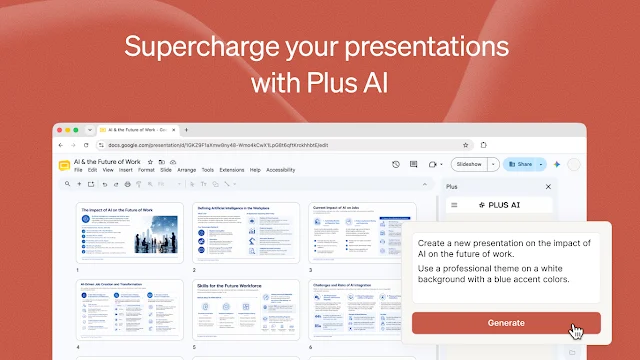 Step 1 — Install Plus AI add-on in Google Slides from the Workspace Marketplace