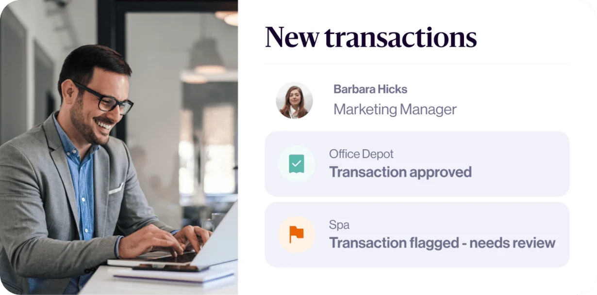 Navan expense management built-in expense policies dashboard on desktop interface (October 2026)
