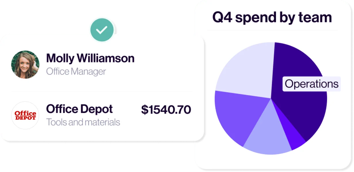 Navan real-time spend visibility and reporting dashboard showing expense analytics (October 2026)