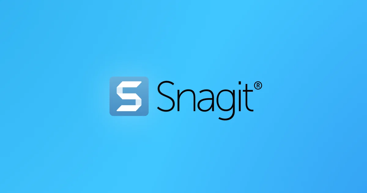 Snagit screen capture and annotation tool interface