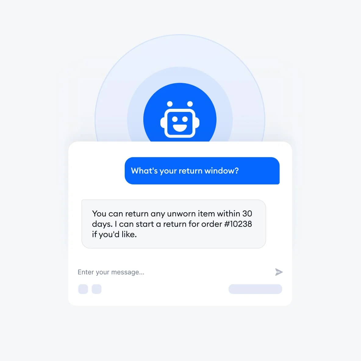 Tidio Lyro AI chatbot autonomously handling customer questions with automated response workflow