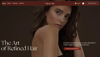 Wix website template preview showing professional small business designs
